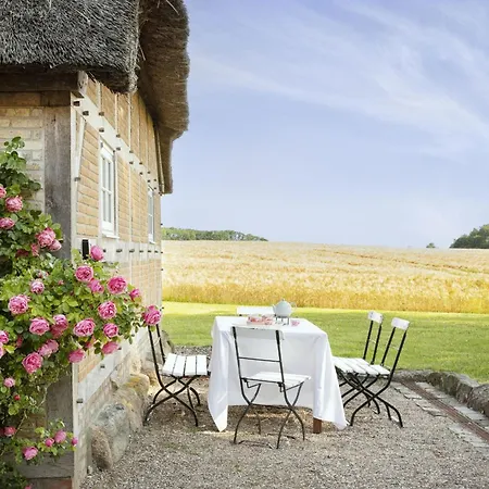 Urgemuetliche Reetdachkate Mit Grossem Kamin Und Sauna Pommerby (Gelting)
