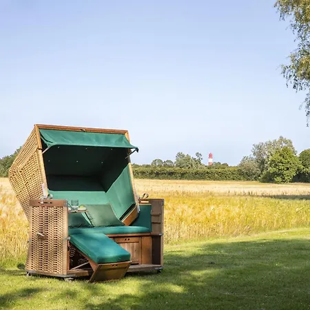 Urgemuetliche Reetdachkate Mit Grossem Kamin Und Sauna